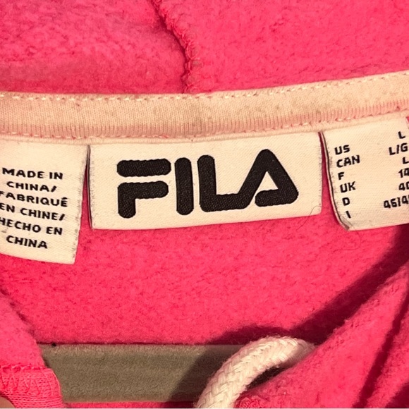 Fila LG Pink Sweater for the winter season! Only wore once, Semi-New - Picture 2 of 2